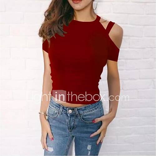 Dames Overhemd Effen Blauw Xl huismerk kopen in de aanbieding