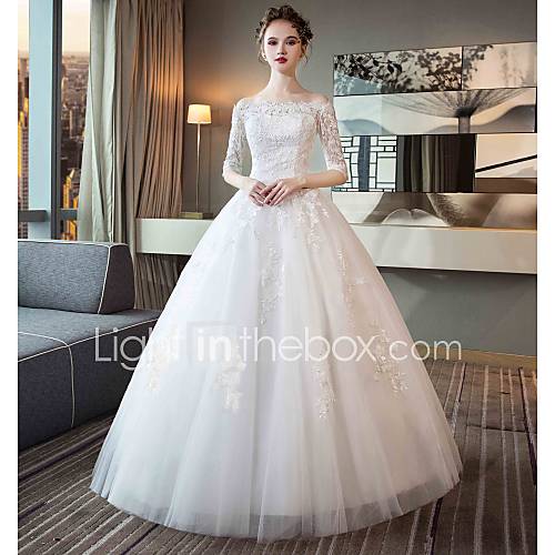 Baljurk Schouderafhangend Maxi Tule Lace Over Satin Op Maat Gemaakte Trouwjurken Met Kant Door Lan Ting Express Bel huismerk kopen in de aanbieding Baljurk Schouderafhangend Maxi Tule Lace Over Satin Op Maat Gemaakte Trouwjurken Met Kant Door Lan Ting Express Bel huismerk kopen in de aanbieding