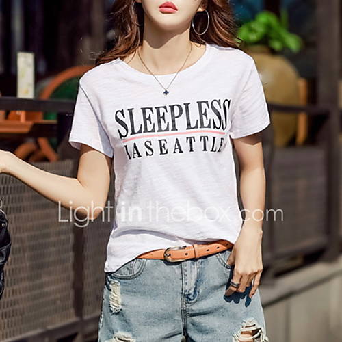 Dames T Shirt Letter Klaver Xl huismerk kopen in de aanbieding Dames T Shirt Letter Klaver Xl huismerk kopen in de aanbieding