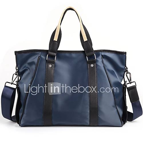 Heren Tassen Pu Aktentas Rits Effen Kleur Blauw Zwart huismerk kopen in de aanbieding