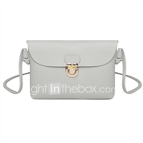 Dames Tassen Pu Crossbodytas Knopen Pom Effen Kleur Rood Blozend Roze Grijs huismerk kopen in de aanbieding