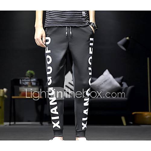 Heren Standaard Chinos Zwaar Katoen Broek Effen Patroon Zwart huismerk kopen in de aanbieding