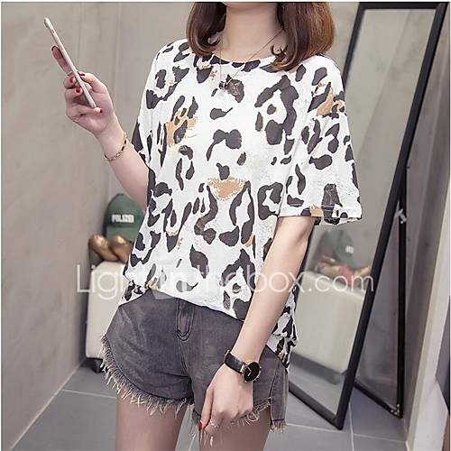 Dames Print T Shirt Grafisch Zwart Xxxl huismerk kopen in de aanbieding Dames Print T Shirt Grafisch Zwart Xxxl huismerk kopen in de aanbieding
