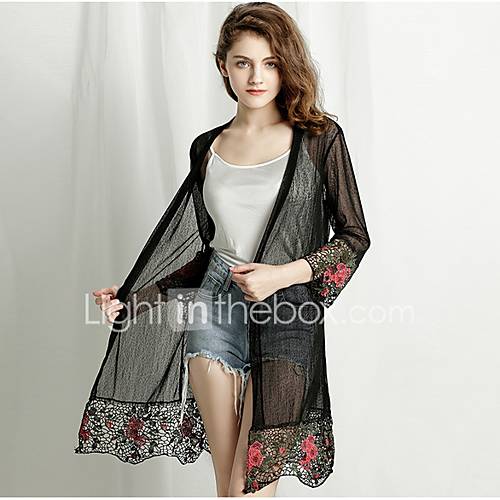 Dames Dagelijks Lang Trenchcoat Geometrisch V Hals 34 Mouw Polyester Wit Zwart Blozend Roze Xxxl Xxxxl Xxxxxl huismerk kopen in de aanbieding Dames Dagelijks Lang Trenchcoat Geometrisch V Hals 34 Mouw Polyester Wit Zwart Blozend Roze Xxxl Xxxxl Xxxxxl huismerk kopen in de aanbieding