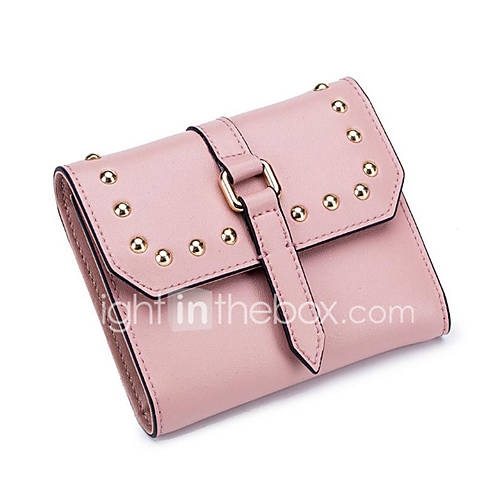 Dames Tassen Koeienhuid Portomonnees Effen Kleur Zwart Blozend Roze Geel huismerk kopen in de aanbieding