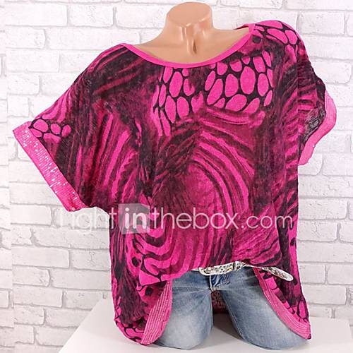 Dames Print T Shirt Bloemen Kleurenblok Licht Bruin Xxxl huismerk kopen in de aanbieding Dames Print T Shirt Bloemen Kleurenblok Licht Bruin Xxxl huismerk kopen in de aanbieding