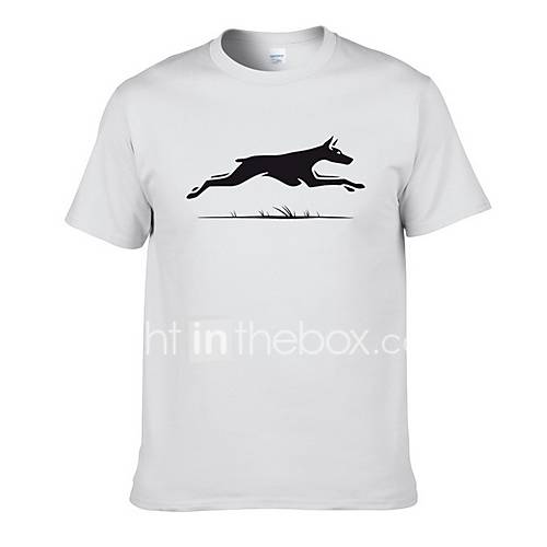 Heren T Shirt Dier Grijs huismerk kopen in de aanbieding Heren T Shirt Dier Grijs huismerk kopen in de aanbieding