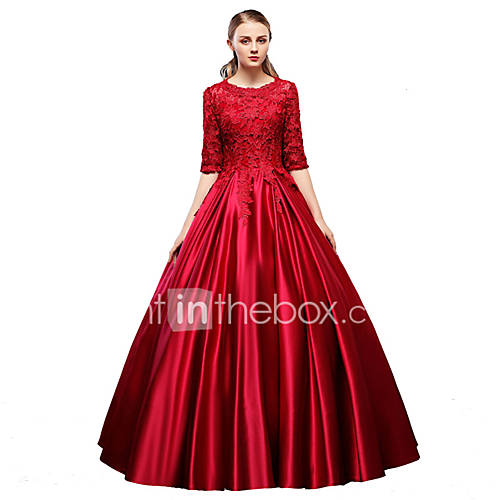 Baljurk Met Sieraad Tot De Grond Satijn Formele Avonden Jurk Appliques Door Lan Ting Express huismerk kopen in de aanbieding Baljurk Met Sieraad Tot De Grond Satijn Formele Avonden Jurk Appliques Door Lan Ting Express huismerk kopen in de aanbieding