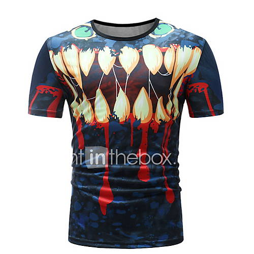 Heren T Shirt Grafisch Blauw Xl huismerk kopen in de aanbieding Heren T Shirt Grafisch Blauw Xl huismerk kopen in de aanbieding