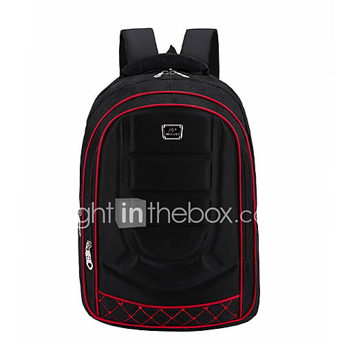 Unisex Tassen Oxford Rugzak Rits Kleurenblok Klaver Oranje Rood huismerk kopen in de aanbieding