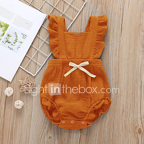 Baby Meisjes Actief Standaard Effen Blote Rug Strik Veters Mouwloos Katoen Linnen Bodysuit Blozend Roze huismerk kopen in de aanbieding Baby Meisjes Actief Standaard Effen Blote Rug Strik Veters Mouwloos Katoen Linnen Bodysuit Blozend Roze huismerk kopen in de aanbieding