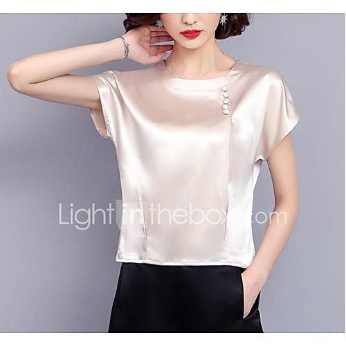 Dames Overhemd Effen Geel Xl huismerk kopen in de aanbieding