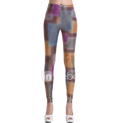 Dames Standaard Legging Kleurenblok Hoge Taille huismerk kopen in de aanbieding