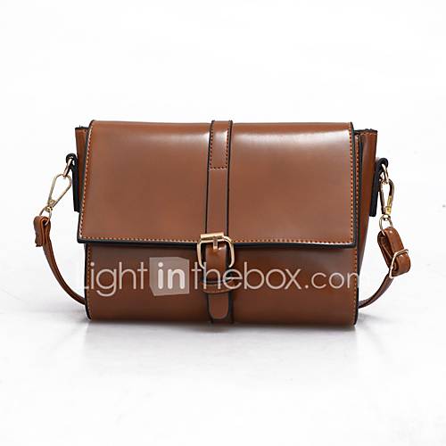Dames Tassen Pu Crossbodytas Effen Kleur Bruin Donker huismerk kopen in de aanbieding Dames Tassen Pu Crossbodytas Effen Kleur Bruin Donker huismerk kopen in de aanbieding