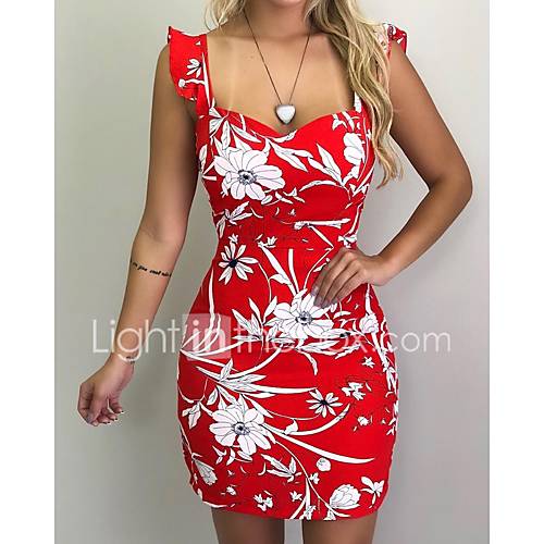 Dames Bodycon Jurk Geometrisch Print Boven De Knie huismerk kopen in de aanbieding Dames Bodycon Jurk Geometrisch Print Boven De Knie huismerk kopen in de aanbieding