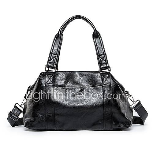 Unisex Tassen Pu Schoudertas Glitter Rits Kleurenblok Zwart huismerk kopen in de aanbieding