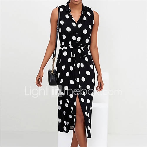 Midi Slim A Lijn Damesv Hals V Zwart Koningsblauw Bruin S M L Xl huismerk kopen in de aanbieding