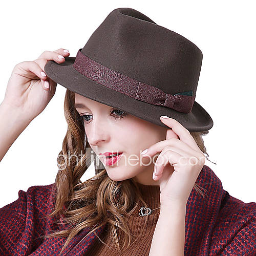 Wol Vilt Hatut Met Ruches Kleurenblok 1 Stuks Alledaagse Kleding Kentucky Derby Helm huismerk kopen in de aanbieding