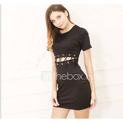 Mini Bodycon Jurk Voor Dames Zwart S M L Xl huismerk kopen in de aanbieding Mini Bodycon Jurk Voor Dames Zwart S M L Xl huismerk kopen in de aanbieding