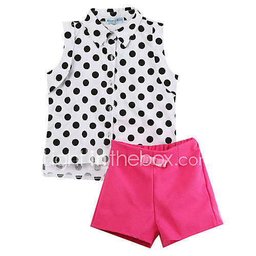 Kinderen Peuter Meisjes Actief Standaard Polka Dot Mouwloos Katoen Kledingset Blozend Roze huismerk kopen in de aanbieding Kinderen Peuter Meisjes Actief Standaard Polka Dot Mouwloos Katoen Kledingset Blozend Roze huismerk kopen in de aanbieding