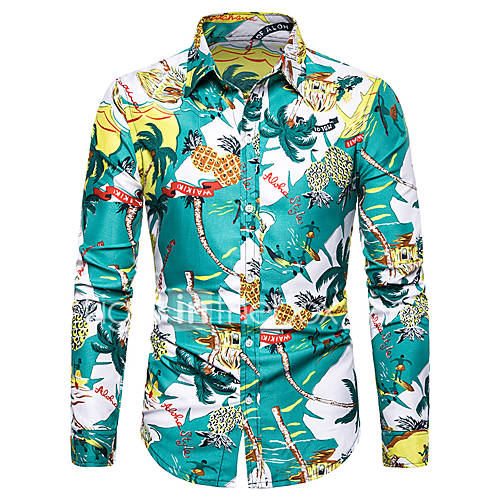 Heren Print Overhemd Bloemen Kleurenblok Fruit Klaver Xl huismerk kopen in de aanbieding Heren Print Overhemd Bloemen Kleurenblok Fruit Klaver Xl huismerk kopen in de aanbieding