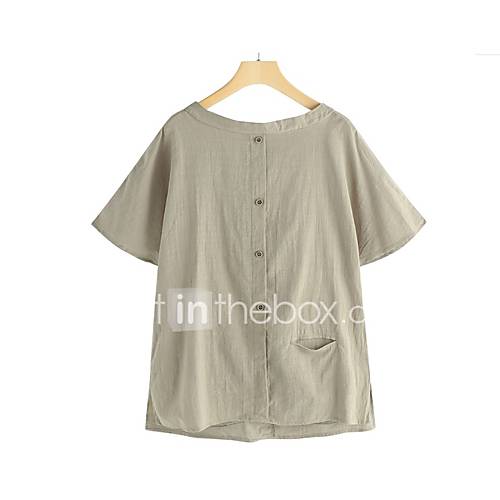 Dames Patchwork Overhemd Kleurenblok huismerk kopen in de aanbieding