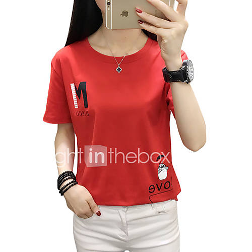 Dames T Shirt Letter Zwart Xxxl huismerk kopen in de aanbieding Dames T Shirt Letter Zwart Xxxl huismerk kopen in de aanbieding