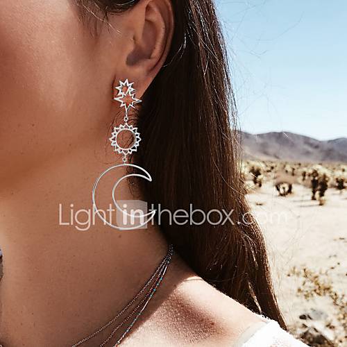 Dames Mismatched Mismatch Oorbellen Moon Ster Heel Simpel Sieraden Goud Zilver Voor Dagelijks 1 Paar huismerk kopen in de aanbieding Dames Mismatched Mismatch Oorbellen Moon Ster Heel Simpel Sieraden Goud Zilver Voor Dagelijks 1 Paar huismerk kopen in de aanbieding