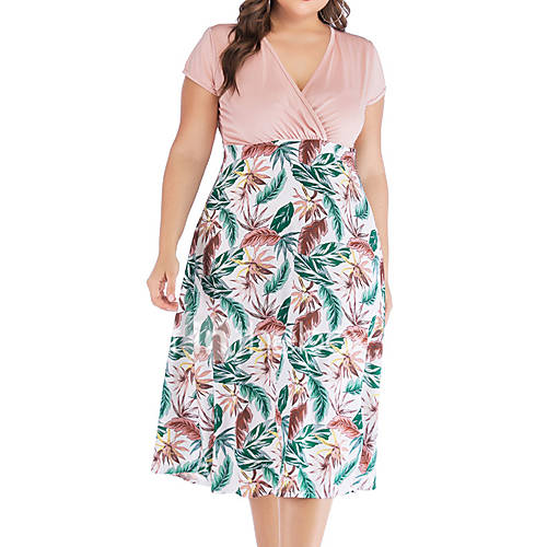 Dames Verfijnd Elegant Schede Jurk Geometrisch Kleurenblok Midi huismerk kopen in de aanbieding Dames Verfijnd Elegant Schede Jurk Geometrisch Kleurenblok Midi huismerk kopen in de aanbieding