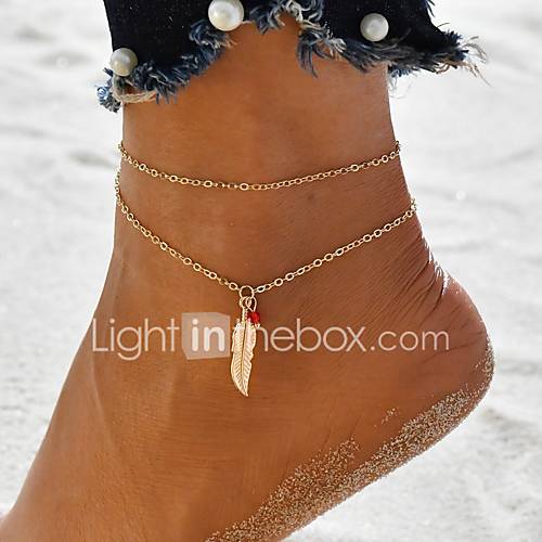 Dames Enkelband Enkelring Sieraden Goud Voor Feest Dagelijks Carnaval Straat Reizen huismerk kopen in de aanbieding