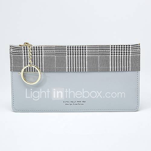 Dames Tassen Pu Clutch Raster Oranje Blozend Roze Grijs huismerk kopen in de aanbieding