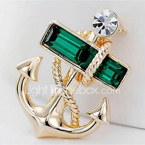 Heren Broches Anker Broche Sieraden Goud Voor Dagelijks huismerk kopen in de aanbieding