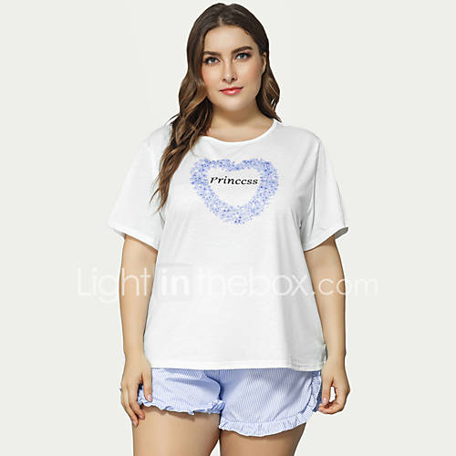 Dames Set Letter Wit Xxl huismerk kopen in de aanbieding