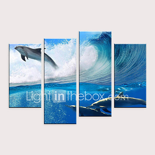 Print Rolde Canvasafdrukken Dieren Watersport Modern Vier Panelen huismerk kopen in de aanbieding Print Rolde Canvasafdrukken Dieren Watersport Modern Vier Panelen huismerk kopen in de aanbieding