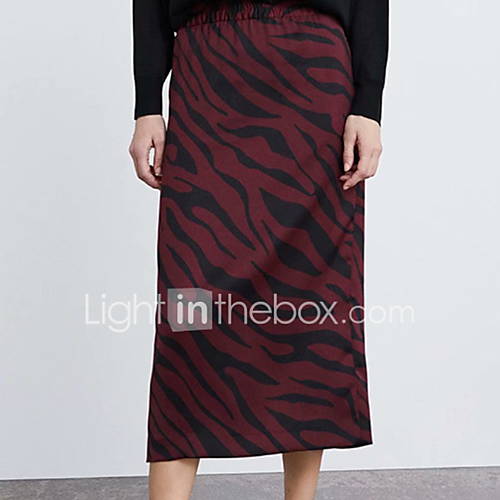Midi Pencil Skirts Voor Dames Leopard huismerk kopen in de aanbieding