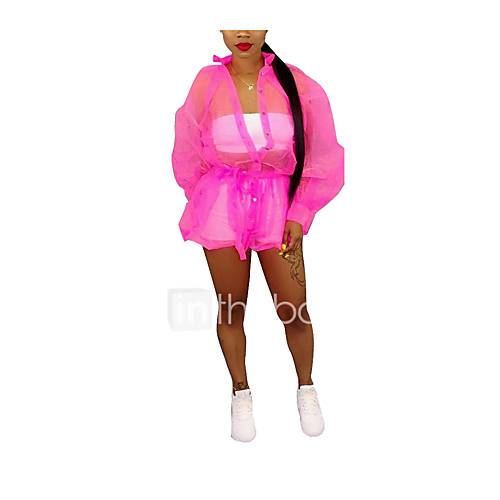 Dames Feestdagen Uitgaan Standaard Street Chic Lente Zomer Normaal Trenchcoat Effen Opgerolde Kraag Lange Mouw Strik Netstof Klaver Fuchsia M L Xl huismerk kopen in de aanbieding Dames Feestdagen Uitgaan Standaard Street Chic Lente Zomer Normaal Trenchcoat Effen Opgerolde Kraag Lange Mouw Strik Netstof Klaver Fuchsia M L Xl huismerk kopen in de aanbieding