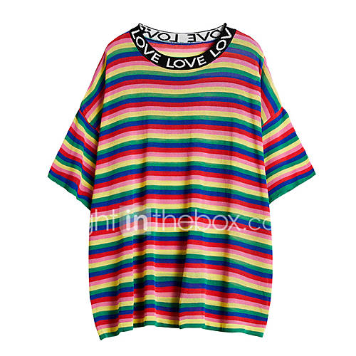 Dames Geplooid T Shirt Gestreept Klaver Een Maat huismerk kopen in de aanbieding Dames Geplooid T Shirt Gestreept Klaver Een Maat huismerk kopen in de aanbieding