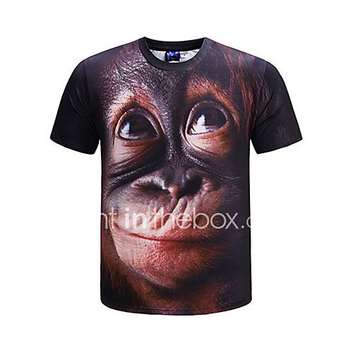 Heren T Shirt Dier Ronde Hals huismerk kopen in de aanbieding Heren T Shirt Dier Ronde Hals huismerk kopen in de aanbieding