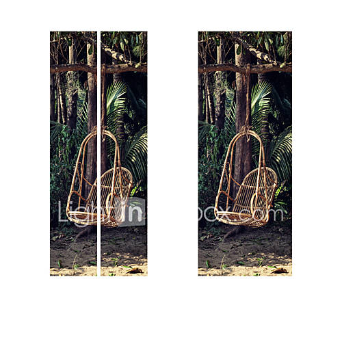 Creatieve Diy 3D Deur Stickers Bos Rieten Stoel Patroon Voor Kamer Wanddecoratie Home Decor huismerk kopen in de aanbieding Creatieve Diy 3D Deur Stickers Bos Rieten Stoel Patroon Voor Kamer Wanddecoratie Home Decor huismerk kopen in de aanbieding