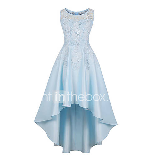 Dames Wijd Uitlopend Jurk Effen Tot De Knie huismerk kopen in de aanbieding