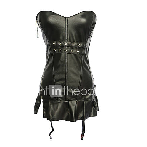 Dames Rits Korsetjurk Effen Sexy huismerk kopen in de aanbieding