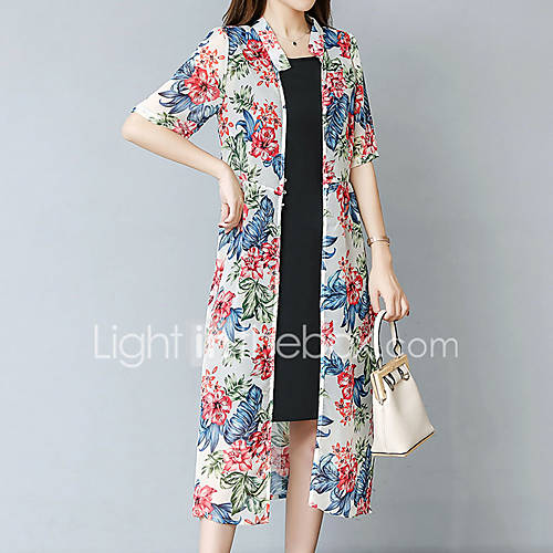 Dames Standaard Blouse Jurken Bloemen huismerk kopen in de aanbieding