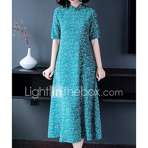 Dames Street Chic Schede Jurk Polka Dot Print Maxi huismerk kopen in de aanbieding Dames Street Chic Schede Jurk Polka Dot Print Maxi huismerk kopen in de aanbieding