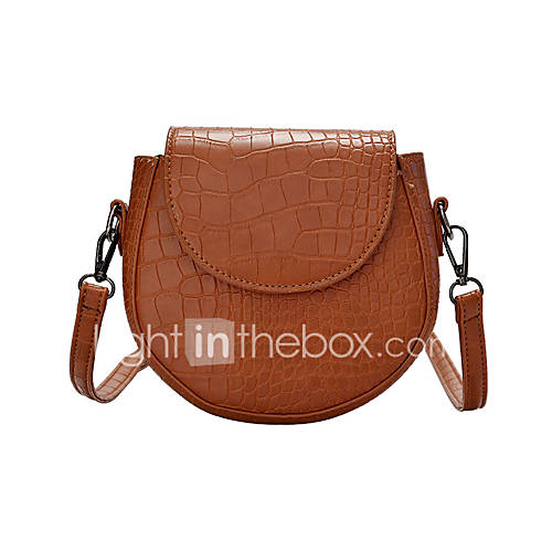 Dames Tassen Pu Crossbodytas Rits Krokodil Rood Bruin Licht Grijs huismerk kopen in de aanbieding