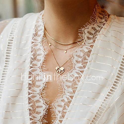 Dames Dubbel Gelaagd Choker Kettingen Hangertjes Ketting Gelaagde Kaarten Hart Heel Simpel Klassiek Vintage Europees Cool Goud 585 Cm Sieraden 3 Stuks Voor Dagelijks School huismerk kopen in de aanbieding Dames Dubbel Gelaagd Choker Kettingen Hangertjes Ketting Gelaagde Kaarten Hart Heel Simpel Klassiek Vintage Europees Cool Goud 585 Cm Sieraden 3 Stuks Voor Dagelijks School huismerk kopen in de aanbieding