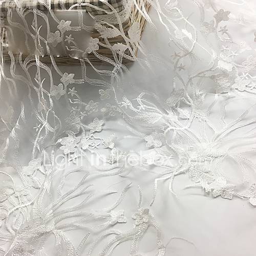 Kant Effen Geborduurd 120 130 Cm Breedte Kleding Stof Voor Bruids Door De Yard huismerk kopen in de aanbieding