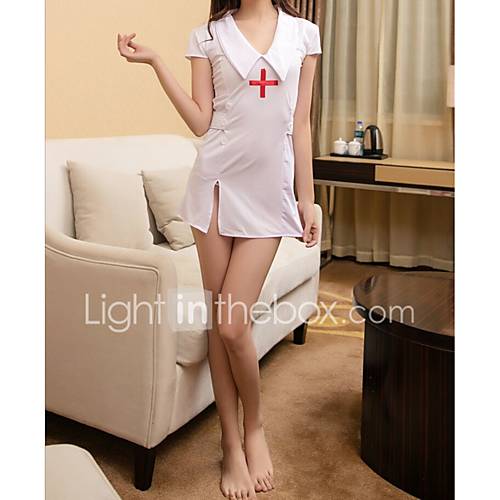 Dames Teddy Kostuum Nachtkleding Effen Met Ruches huismerk kopen in de aanbieding