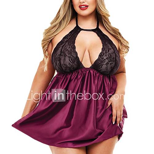 Dames Satijn Zijde Kostuum Nachtkleding Effen Kant huismerk kopen in de aanbieding Dames Satijn Zijde Kostuum Nachtkleding Effen Kant huismerk kopen in de aanbieding