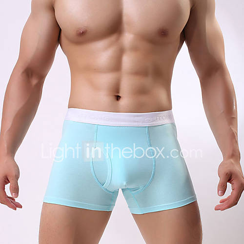 Heren Katoenen Boxers Ondergoed 1 Stuk Midden Taille huismerk kopen in de aanbieding Heren Katoenen Boxers Ondergoed 1 Stuk Midden Taille huismerk kopen in de aanbieding