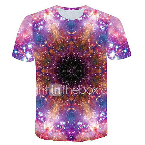 Heren Print T Shirt Geometrisch 3D Grafisch Rood Xxxl huismerk kopen in de aanbieding Heren Print T Shirt Geometrisch 3D Grafisch Rood Xxxl huismerk kopen in de aanbieding